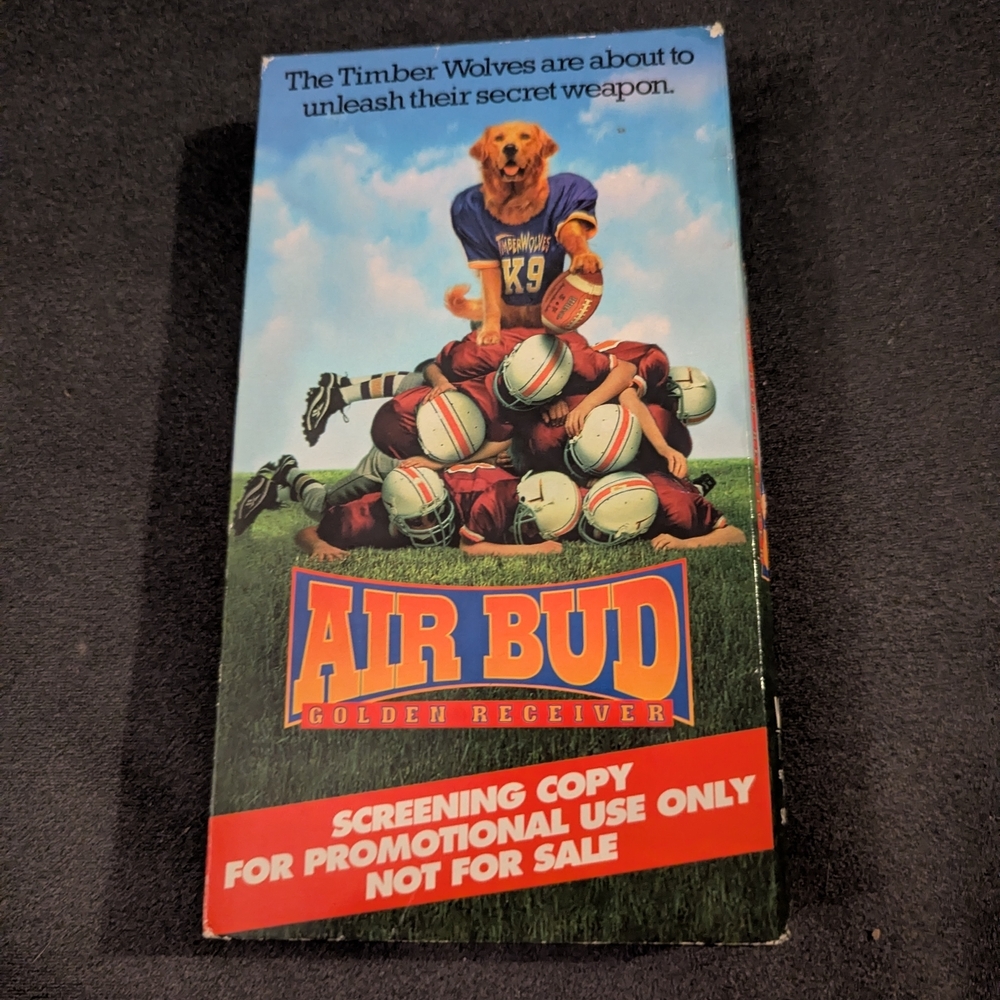 Air Bud 2: Golden Receiver Demo Promo Screener VHS Tape - Picture 2 of 7
